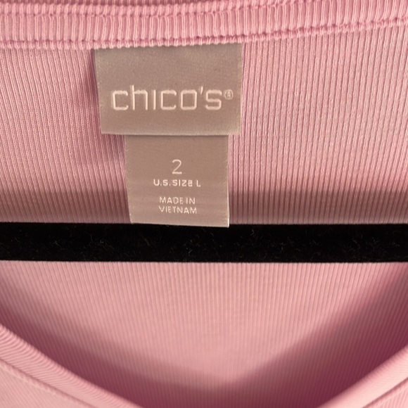 Chico’s Lavender Dolman Sleeve Top Size 2 (Large) - Picture 2 of 10